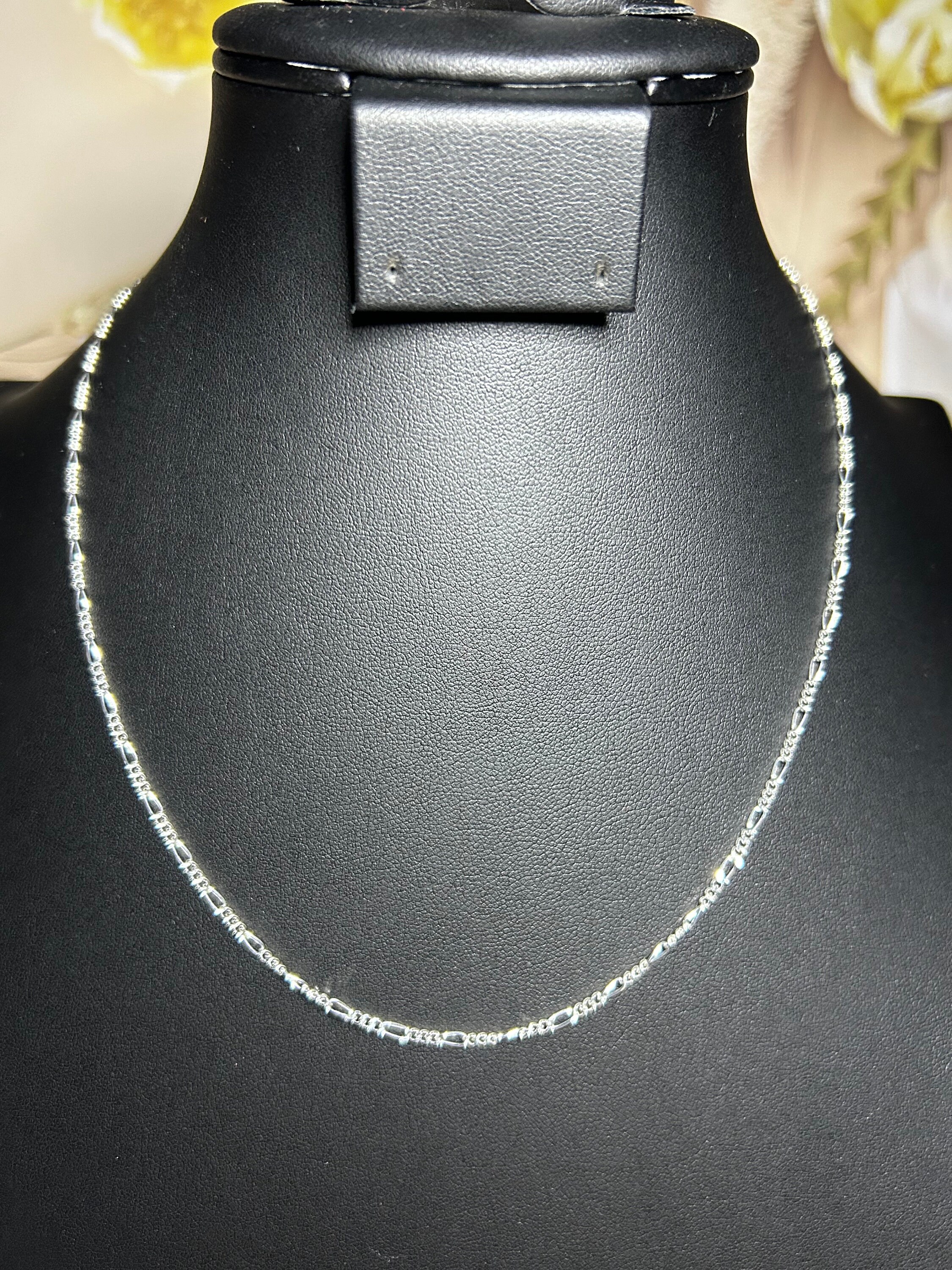 Silver Chain, 925 Sterling Silver, Jewelry From Mexico Silver Chain, 925 Sterling Silver, Jewelry From Mexico