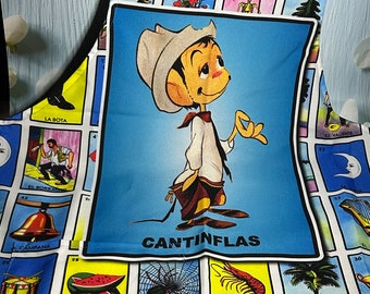 Mexican Loteria Aprons, Kitchen Aprons, One Size Aprons, Craft Aprons, Birthday Gifts, Artisan Aprons, Humorous Aprons