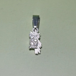 Sterling Silver Owl Pendant: Handmade Mexican Artisan Jewelry