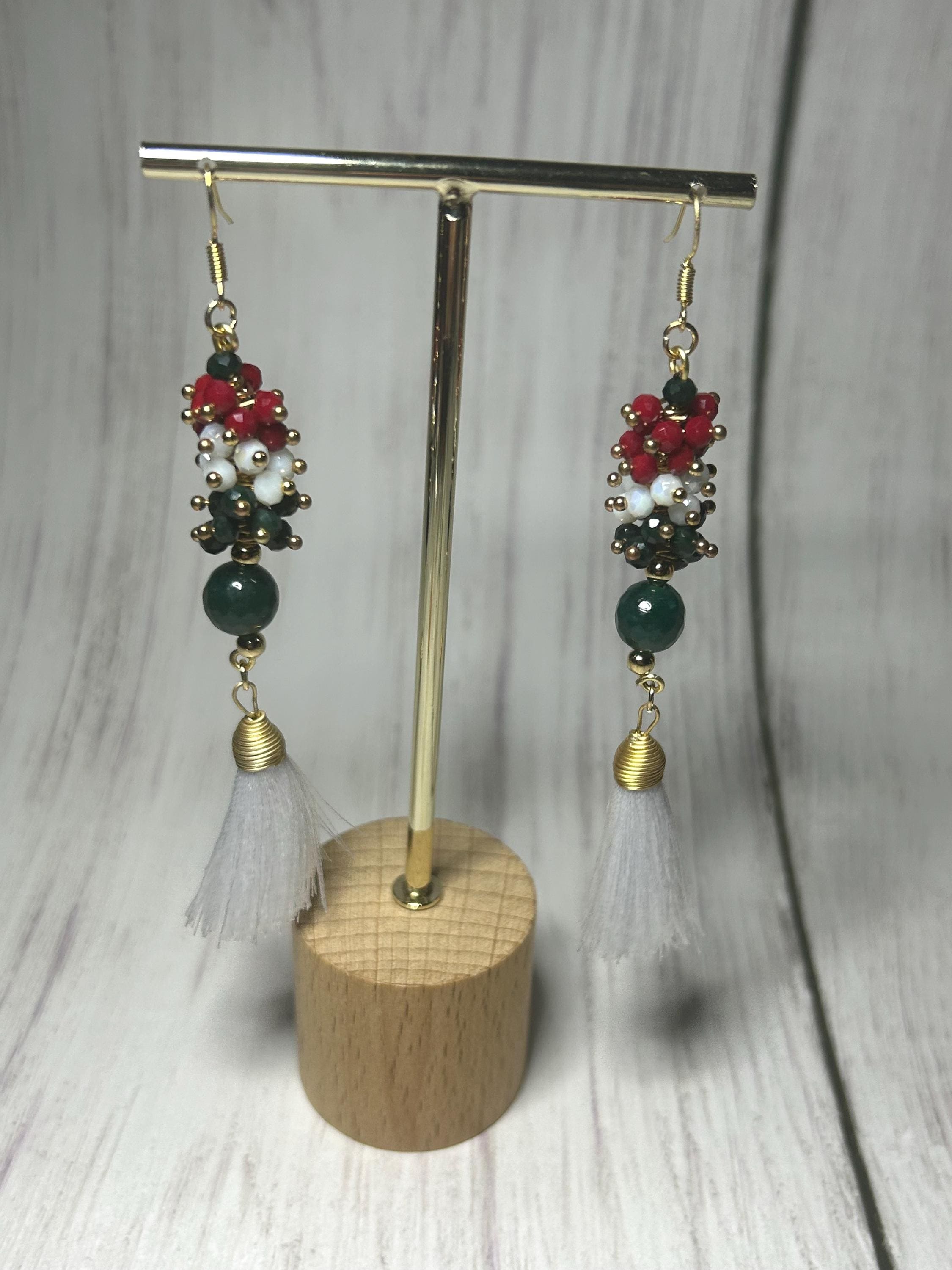 ハンドメイドピアス1335 1335 ハンドメイド ピアス 3点セット グレー系 