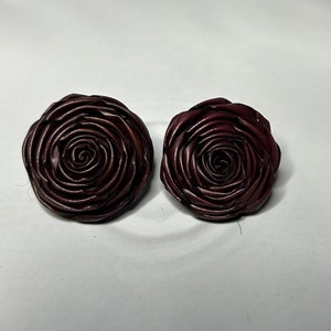 Artisanal Palm Leaf Stud Earrings, Handmade Earrings, Mexican Jewelry, Artisan Jewelry, Birthday Gifts