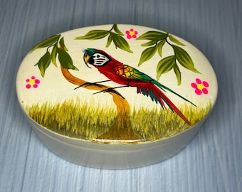 Mexican Ceramic Jewelry Box, Hand Painted Jewelry Holder, Artisan Jewelry Holder, Handmade, Birthday Gift, A Gift For Her