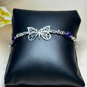Sterling Silver Butterfly Bracelet: Artisan Jewelry from Mexico