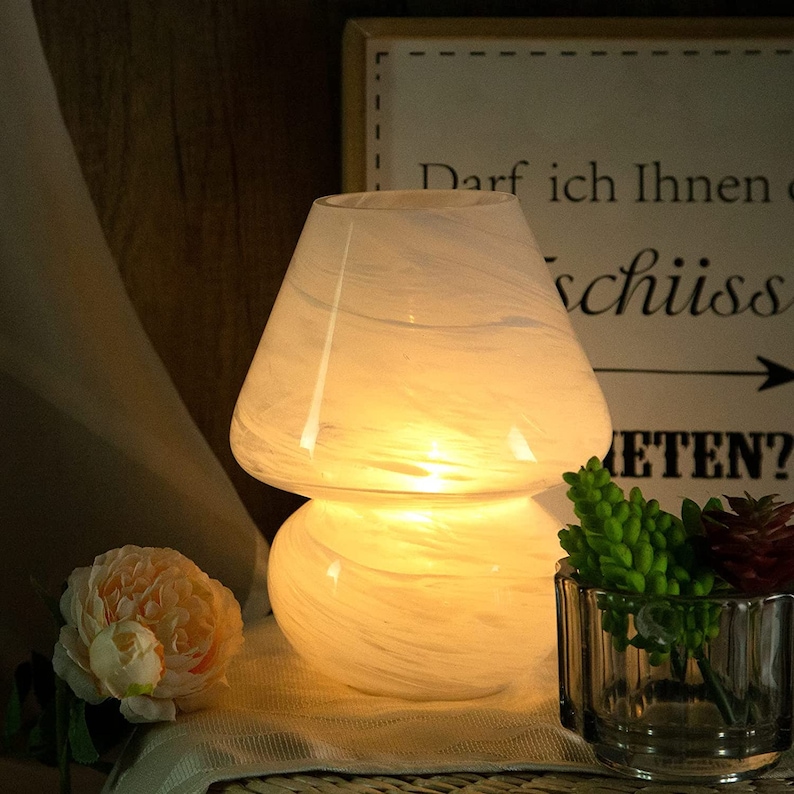 Battery Operated Table Lamps Timer Cordless Lamp With LED Etsy