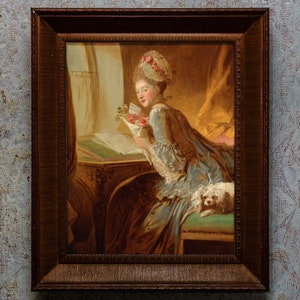 Print of The Love Letter by Jean Honoré Fragonard
