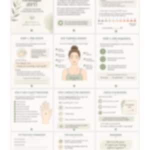Op de afbeelding: Een lichtgroene en witte infographic met de titel "Emotional Freedom Technique (EFT)". De infographic is verdeeld in secties met tekst en illustraties, waaronder een diagram van een persoon en tikpunten.
