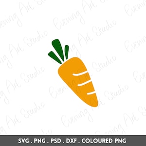 Carrot Clipart, Carrot SVG, Carrot Sticker, Carrot PNG, Easter Carrot