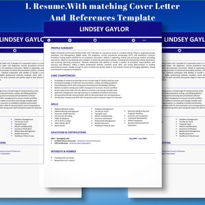 Resume for Medical billing and coding, Health Medical Records resume, Nurse resume template ats, Electronic Health Management resume