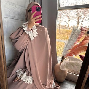 Special Handmade Prayerdress-Abaya-Sharshaf Jilbab,Isdal outfit,prayer dress for women, prayer outfit,Prayer Clothes Muslim,salah dress