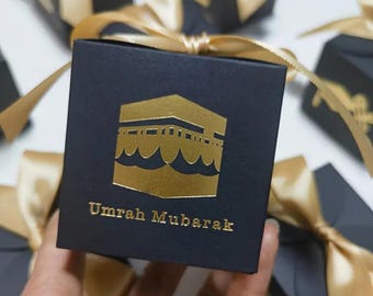 Kaaba-Themed Donation or Gift Box – Islamic Party Favor Box for Eid, Hajj, Umrah, Ramadan or Islamic School Events