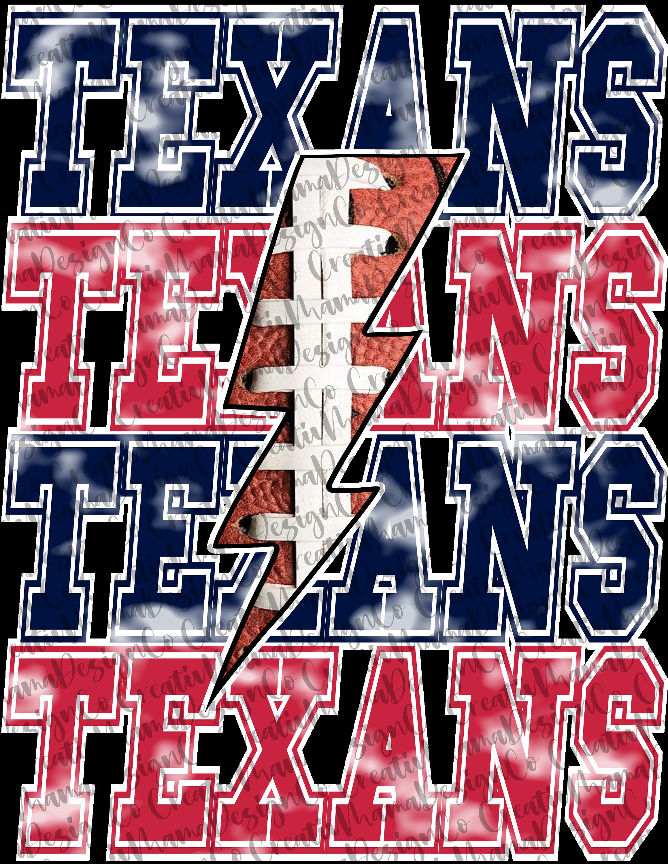 Texans - WHITE BORDER
