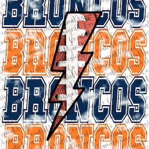 Broncos PNG Design