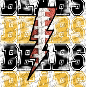Bears - Black & Gold