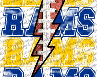 Rams PNG Design - DIGITAL DOWNLOAD