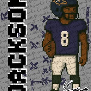 NFL 8-bit Digital Series - Jackson