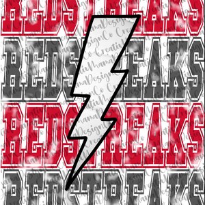 Redstreaks Volleyball PNG File (Digital Download)