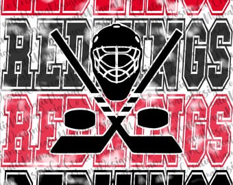 Red Wings PNG Design