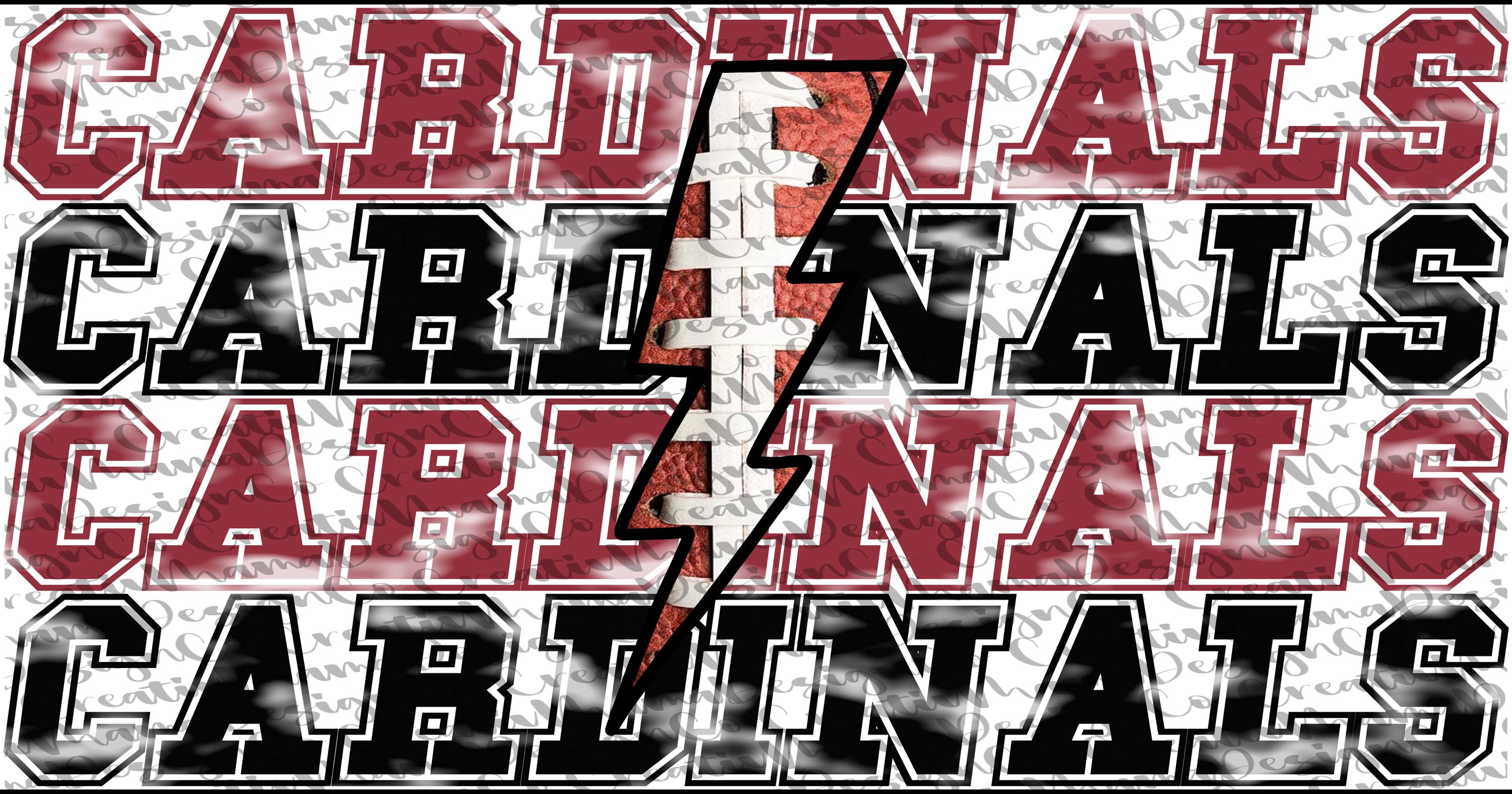 Cardinals License Plate PNG Design – High-Resolution Digital Download for DIY Crafts