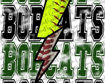Bobcats - Baseball/Softball PNG