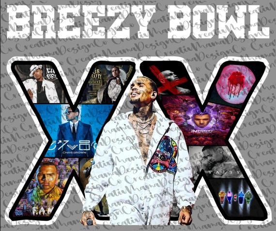Chris Brown T-Shirt Design: Breezy Bowl PNG (Digital Download)