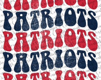 Retro Patriots PNG File (Digital Download)