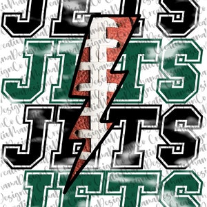 thumbnail image 2 of New York Jets Decal – Vinyl Sticker For Car, Window, Wall (Oracal, USA Made) 2 of 5