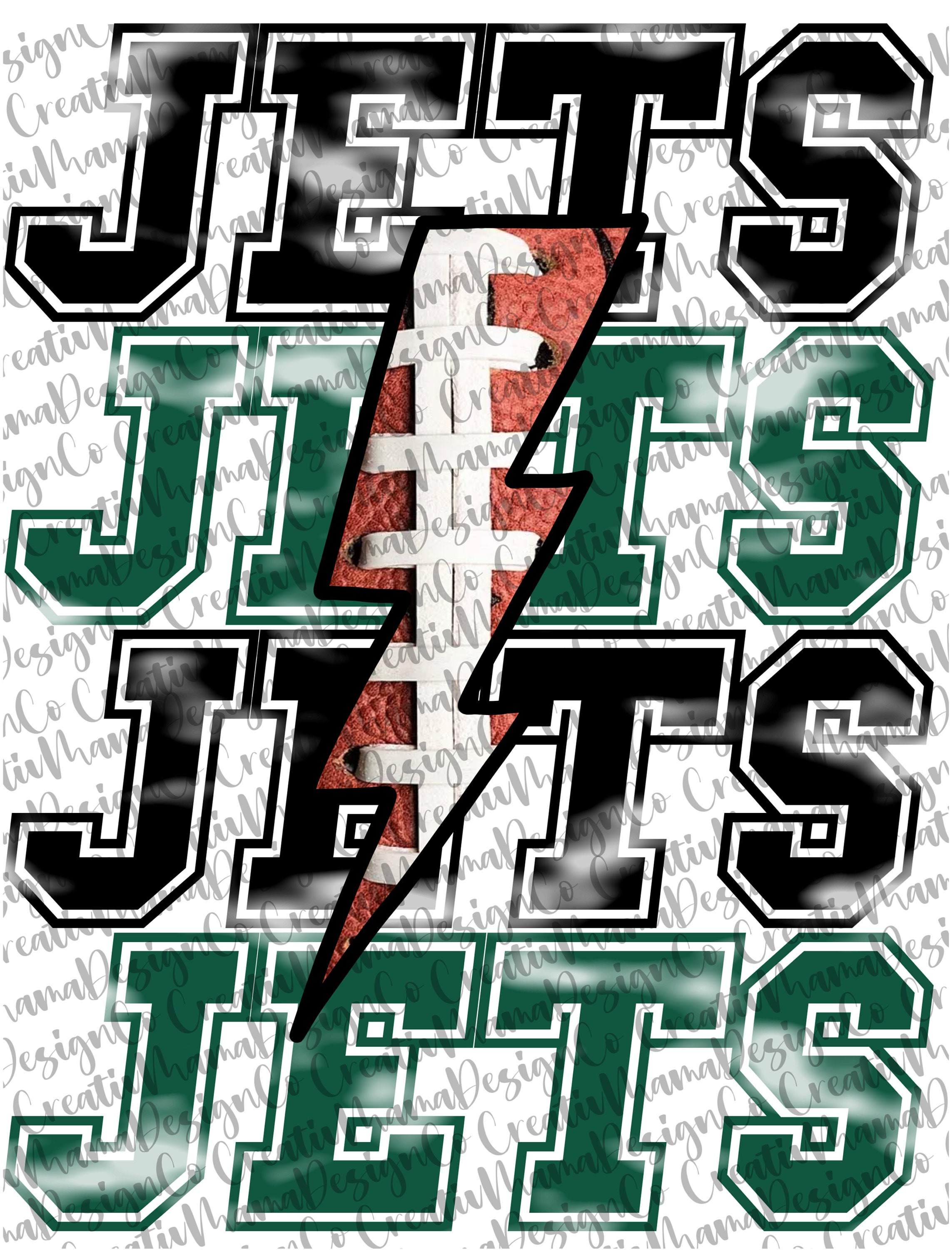 thumbnail image 2 of New York Jets Decal – Vinyl Sticker For Car, Window, Wall (Oracal, USA Made) 2 of 5