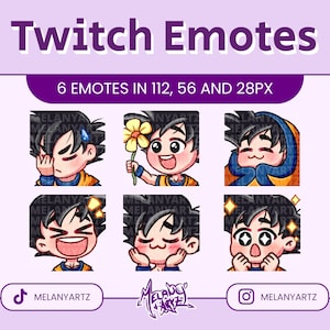 6 pack anime emotes | manga Twitch emotes | static twitch emotes | discord emote | strong anime | anime twitch emotes | the strongest man |