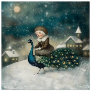 A Fancy Winter Ride - Poster su carta opaca di qualità museale / Edizione non limitata