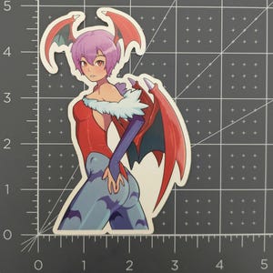 Lilith -Dark Stalkers - PREMIUM Kiss-Cut Vinyl Aufkleber - wasserfest und lichtbeständig - GRATIS Pokémon Karte!