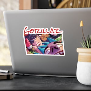 Gorillaz -Kiss-Cut Vinyl sticker Decal
