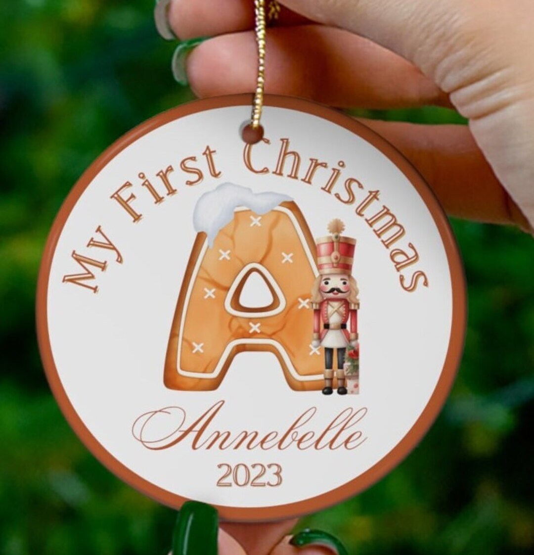 Personalized, Baby First, Christmas Ornament, Tree Decoration, Holiday