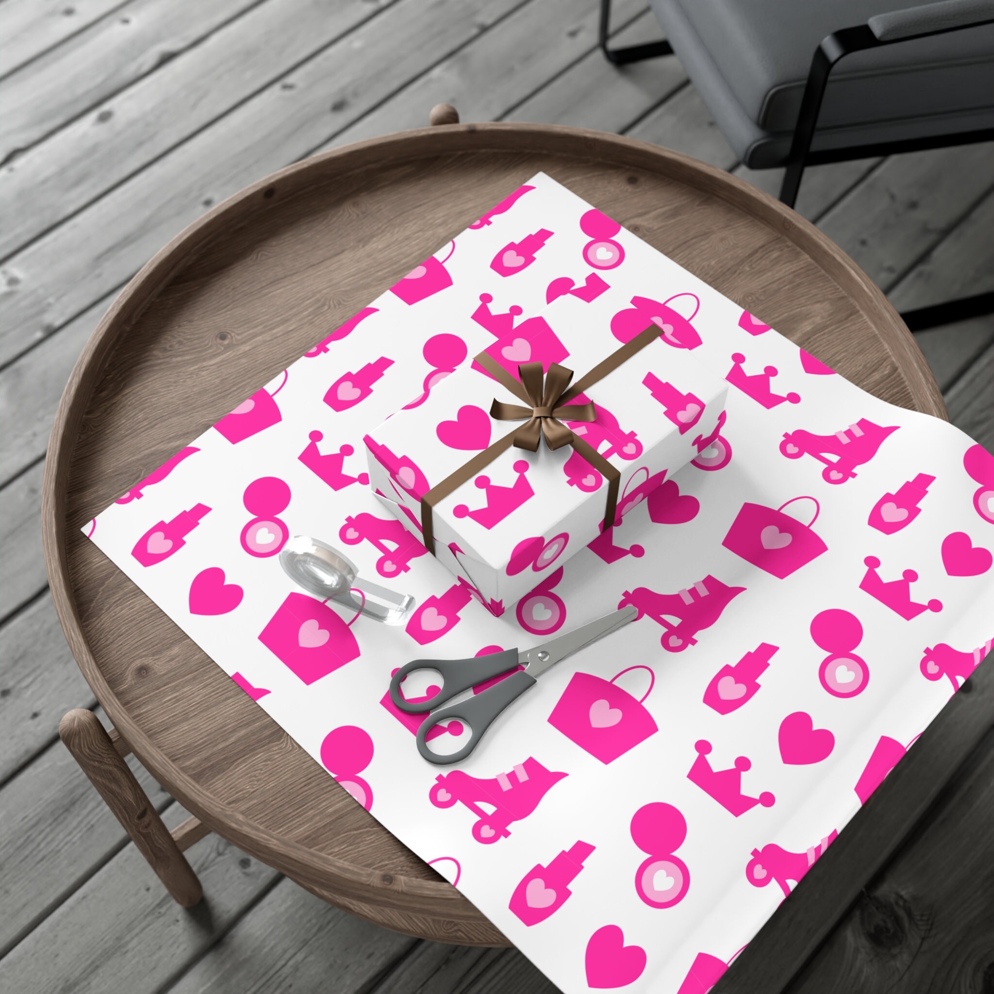 Barbie Birthday, Barbie Gift, Wrapping Paper, Gifts for Her, Barbie Birthday Party, Barbie