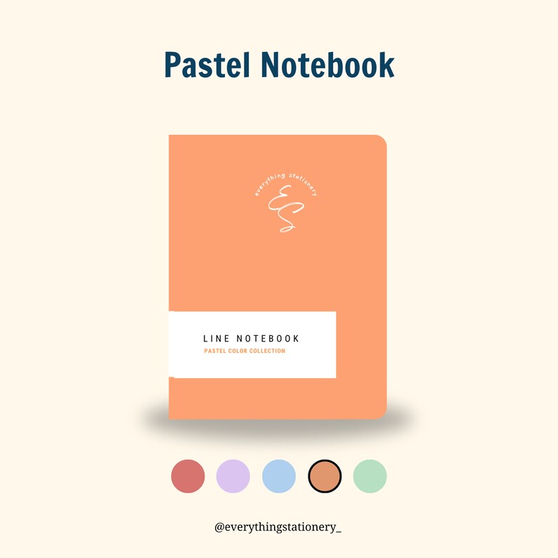 Pastel Notebook: 80 Pages, 100 GSM - Inspire Creativity Every Day! - Etsy