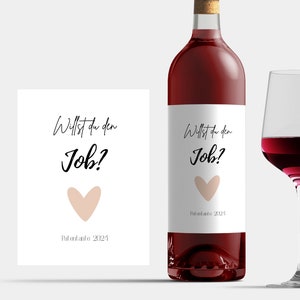 Bottle label godmother questions as a gift, become a godmother wine label to announce pregnancy, godmother ask funny girlfriend