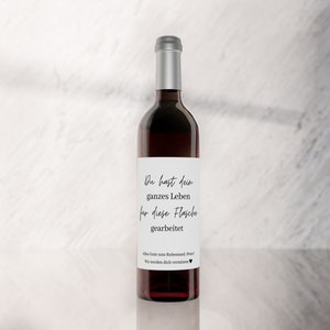 MoonWorks® Weinetikett Frohe Weihnachten Typo-Desi Produktbild-Vorschau 2