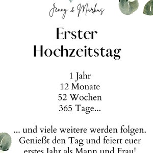 Meilenstein Flaschenetikett Set zur Hochzeit personalisiert, Weinetikett Hochzeit, Meilenstein Geschenk Hochzeit, Wein Flaschen Etikett Wein Bild 2