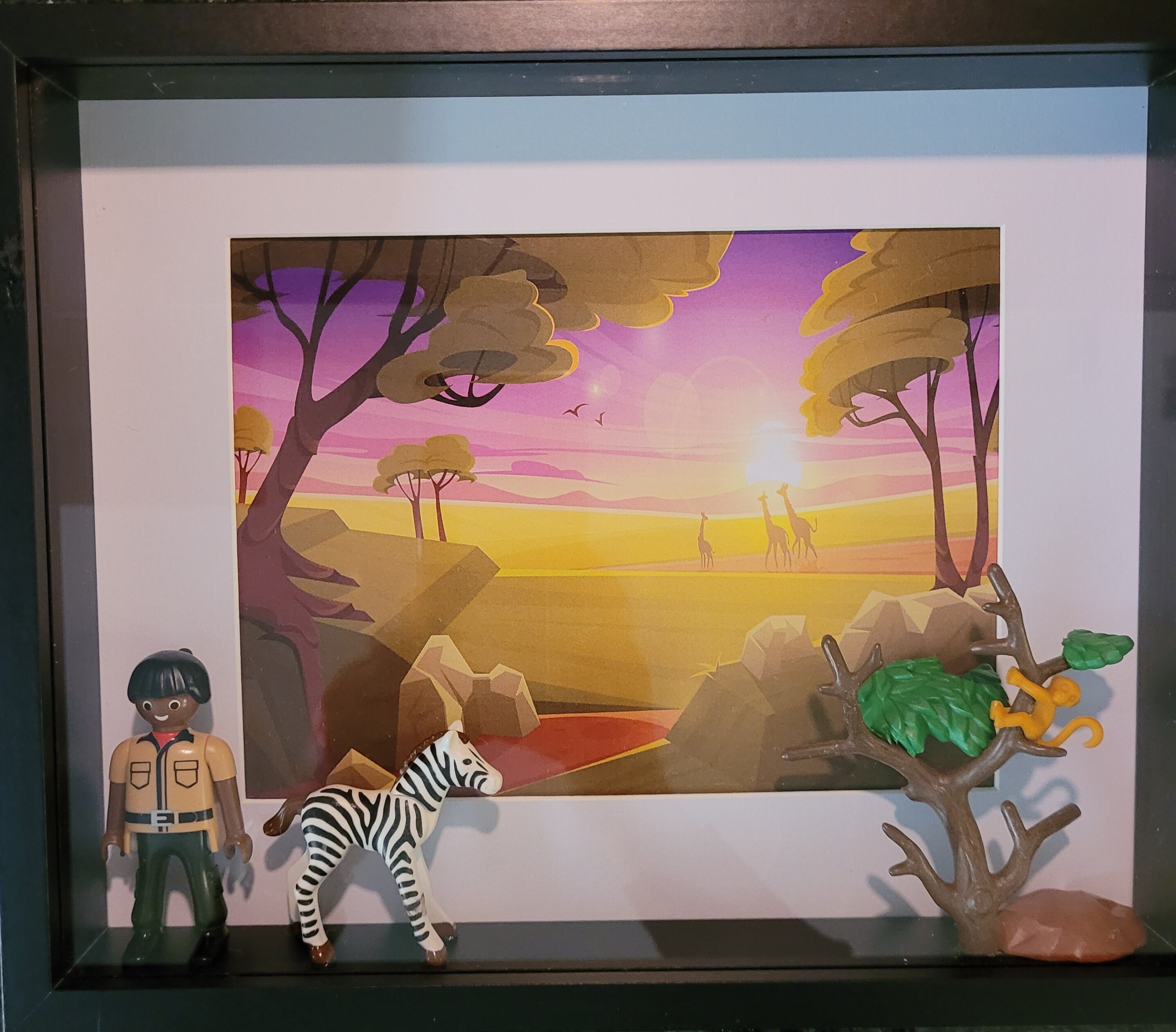 Frame Art Playmobil Safari