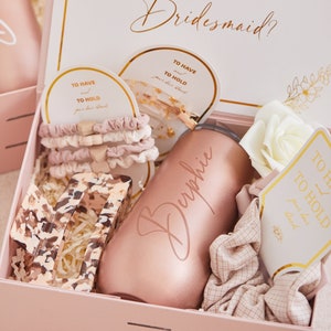 Gepersonaliseerde geschenkdoos voor bruidsmeisjes, Will You Be My Maid of Honor-boxset, huwelijkscadeau voor voorstellen bruidsmeisjes, cadeau bruidsmeisje