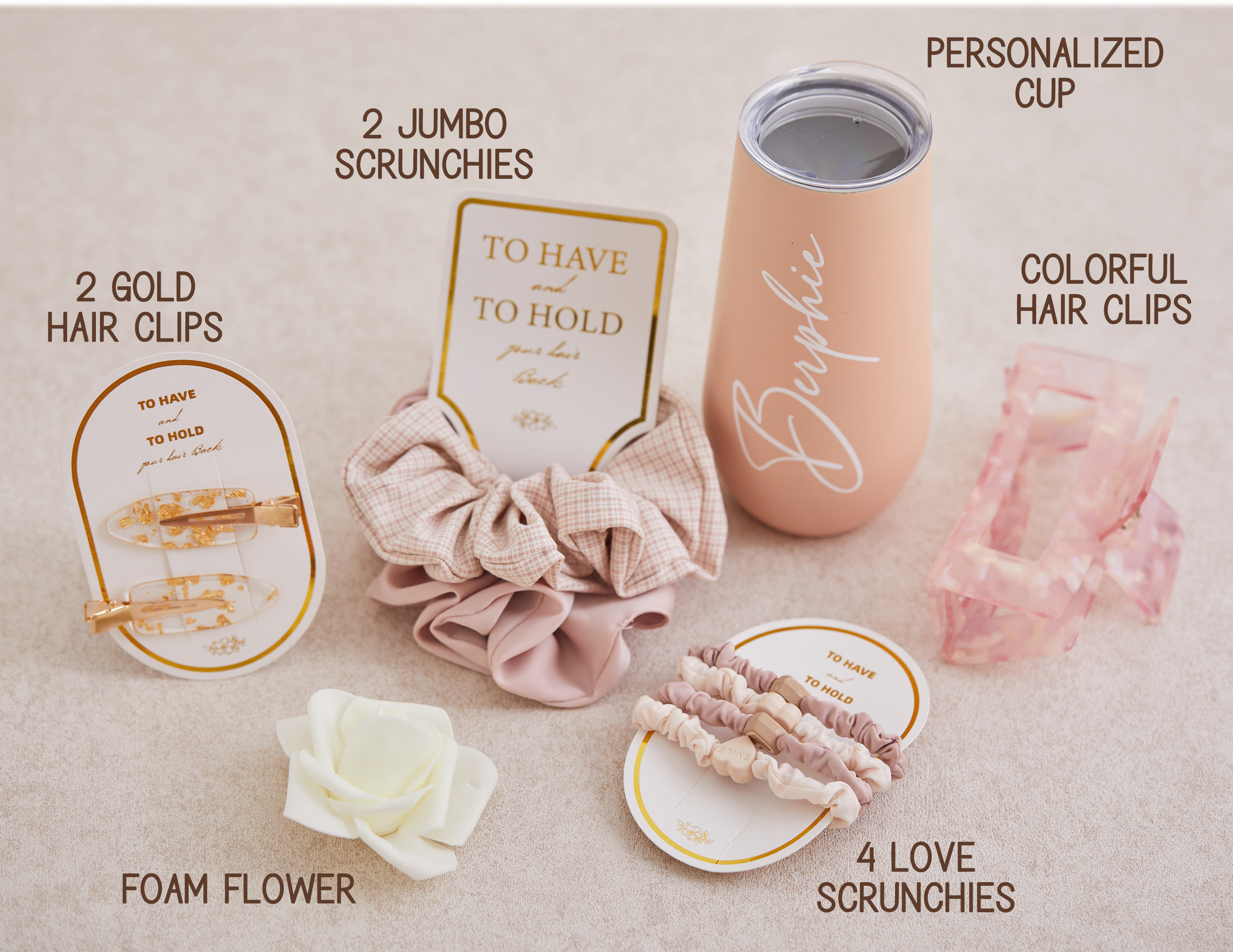 HombaChyco - Set Regalo Di Lusso Per Damigella D'onore: 9 Pezzi Con Scritta 'Will You Be My Maid Of Honor?' In Box Personalizzato - 2