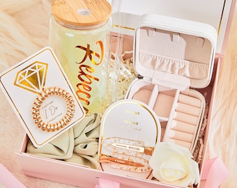Gold will you be my bridesmaid proposal box set, personalized bridesmaid gift , matron of honor maid of honor bridesmaid glass tumbler