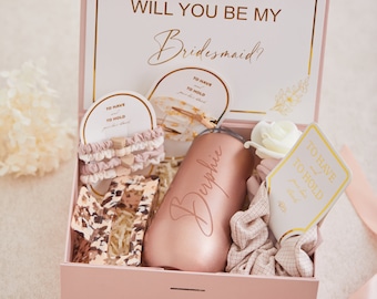 Customized bridesmaid proposal box, Will You Be My Bridemaid box set, wedding gift for proposals bridesmaids