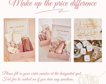 Make up the price difference