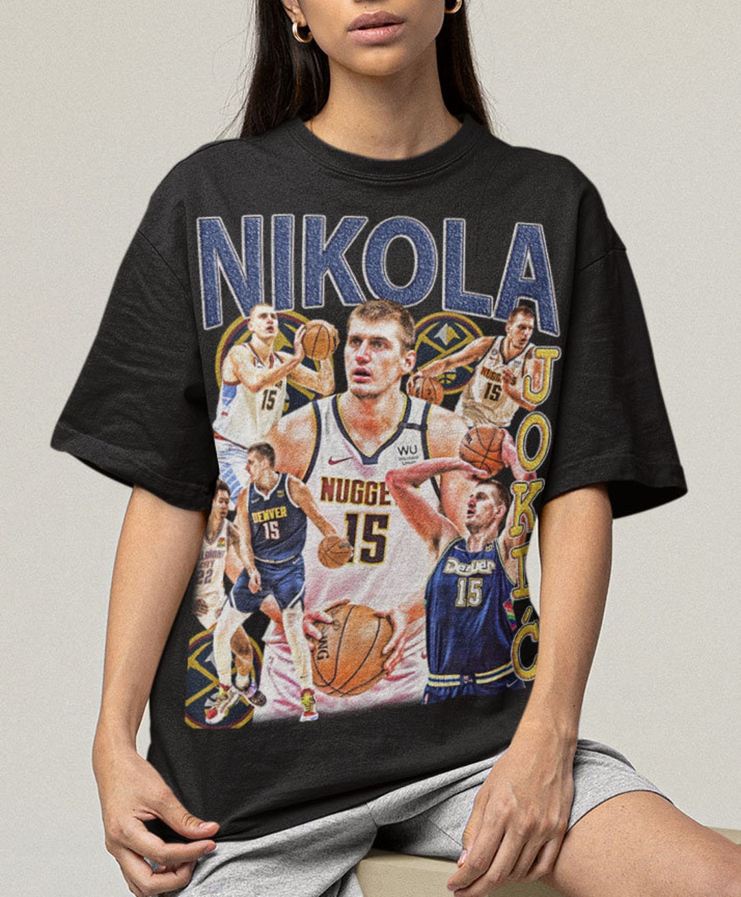 Nikola Jokic Tshirt Design PNG Vector Tshirts PNG Etsy