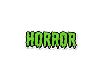 Green Horror Sticker