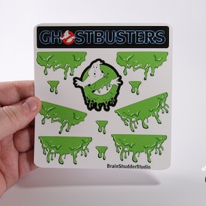 Ghostbusters Green Slime Sticker Sheet | Gifts for Movie Fans