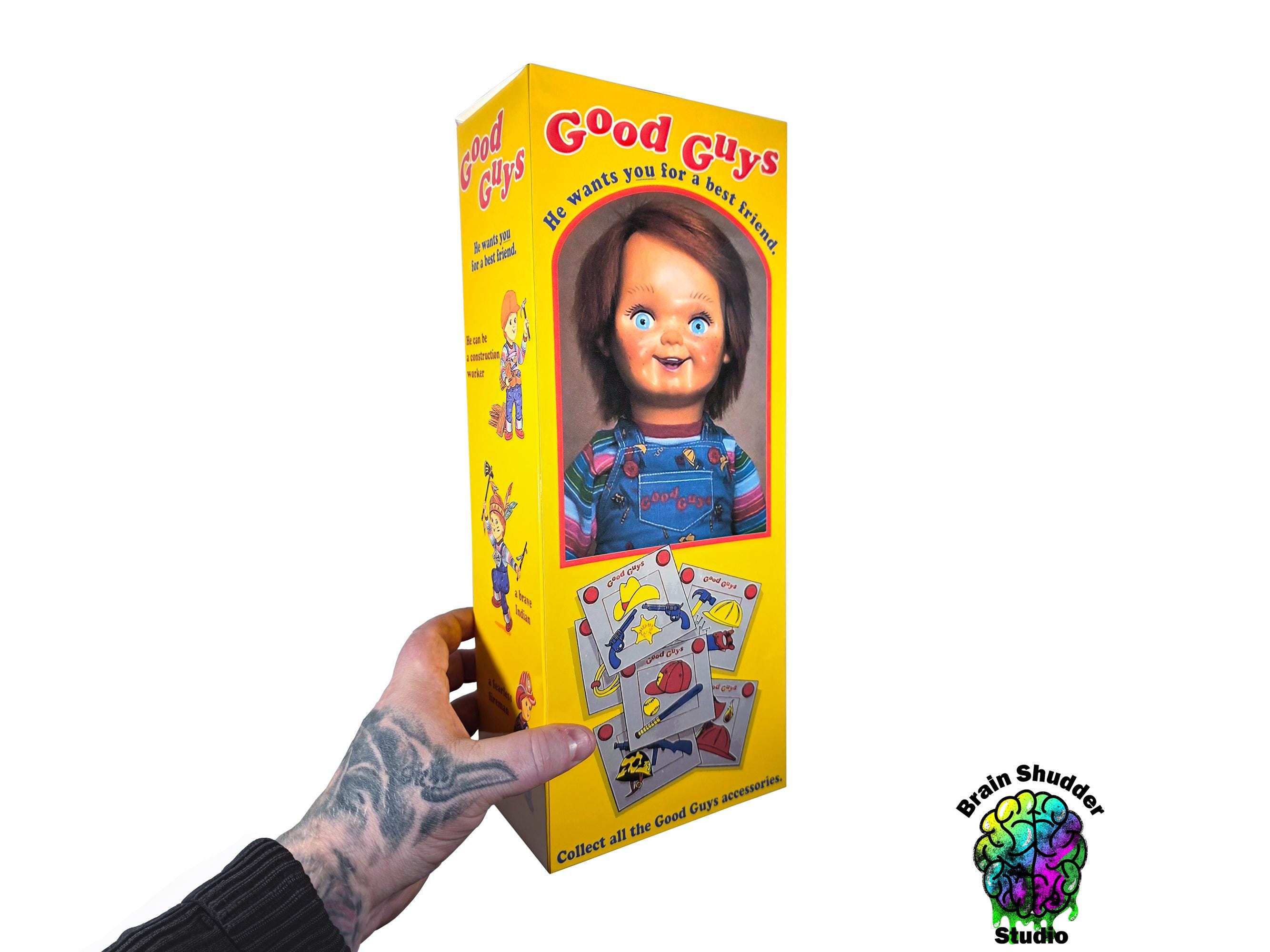 Child's Play Chucky Doll Box | 15 Inches | Ships to You Cut, With
