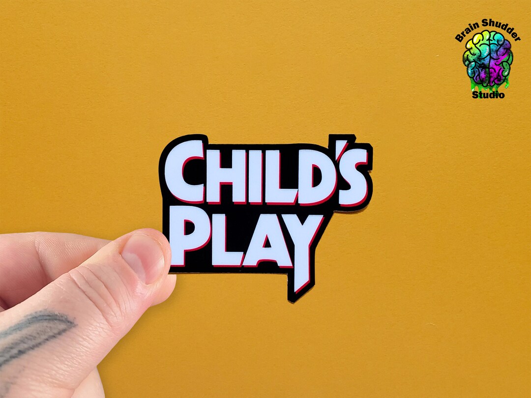 Plap Sticker Child's Play Sticker | Chucky | Gifts for Horror Movie Collectors - Etsy