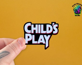 Child's Play Sticker | Chucky | Gifts for Horror Movie Collectors