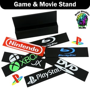 Game & Movie Display Stands | Gifts for Physical Media Fans